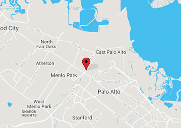 Map of Menlo Park office