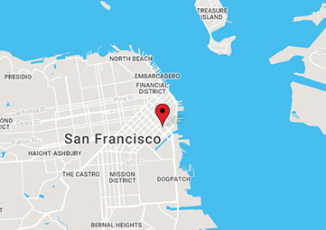 Map of San Francisco office